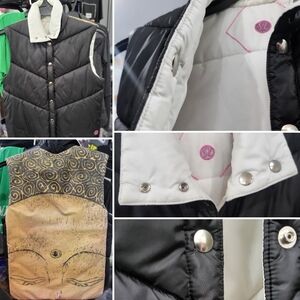 lululemon athletica Kids Black and White Puffer Vest